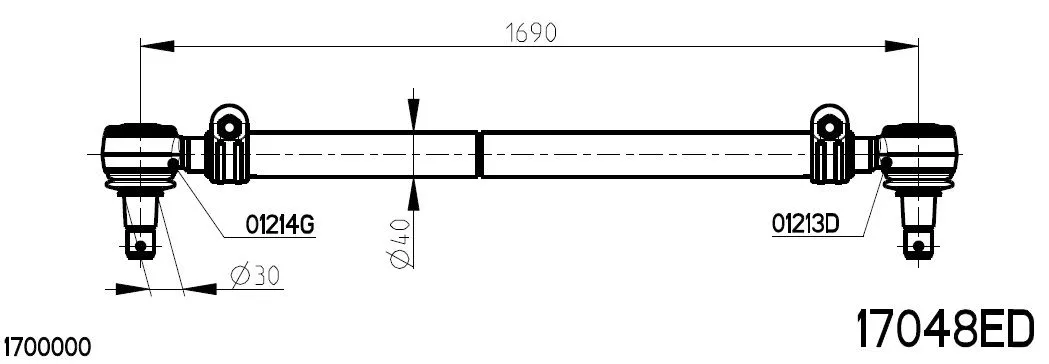 Spacer Disc, connector rod (17048ED)