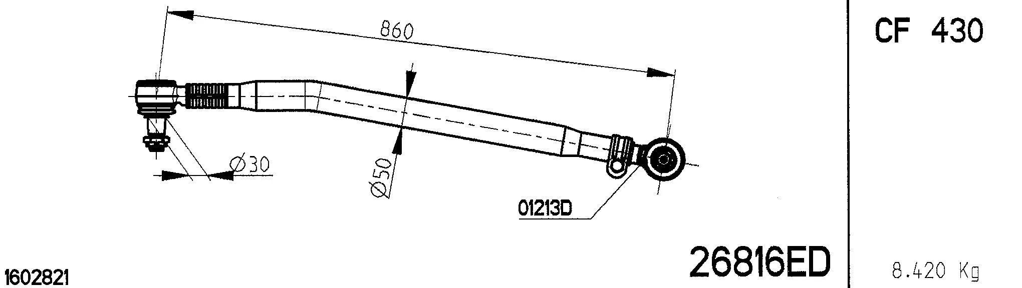 Centre Rod Assembly (26816ED)