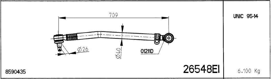 Spacer Disc, connector rod (26548EI)