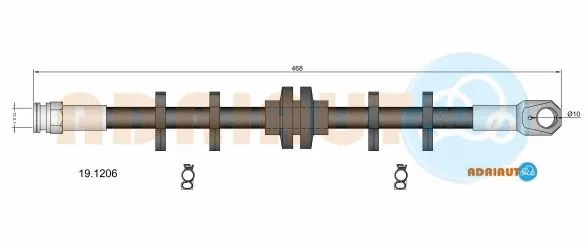 Brake Hose (19.1206)