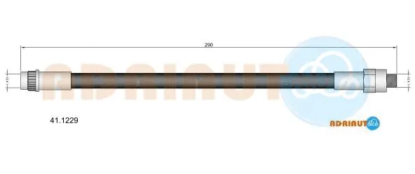 Brake Hose (41.1229)