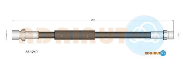 Brake Hose (55.1249)