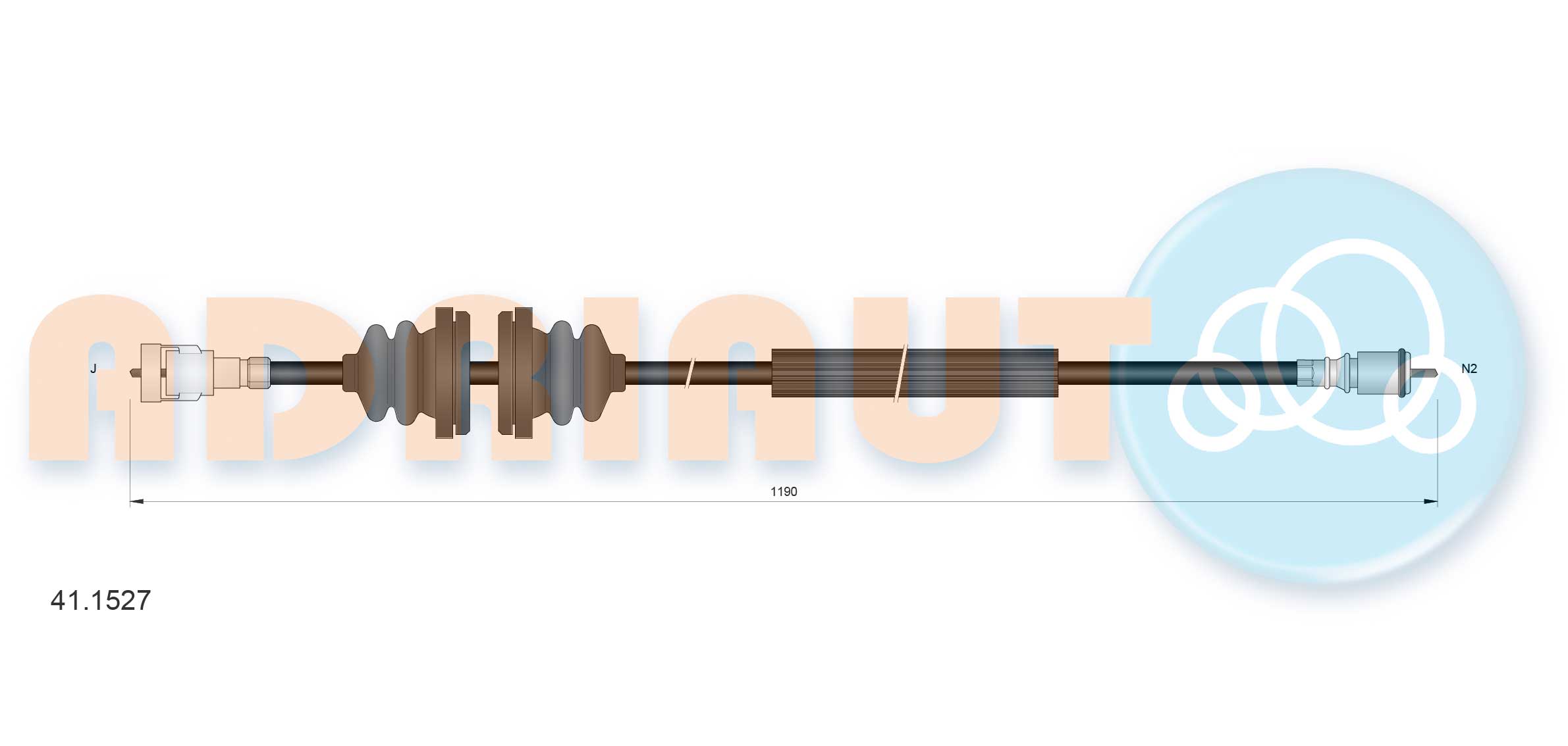Speedometer Cable (41.1527)