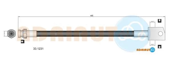 Brake Hose (33.1231)