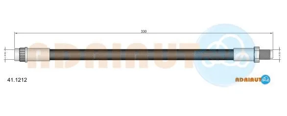 Brake Hose (41.1212)