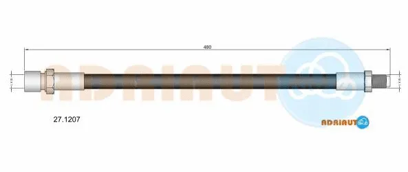 Brake Hose (27.1207)