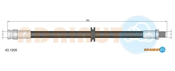 Brake Hose (43.1205)