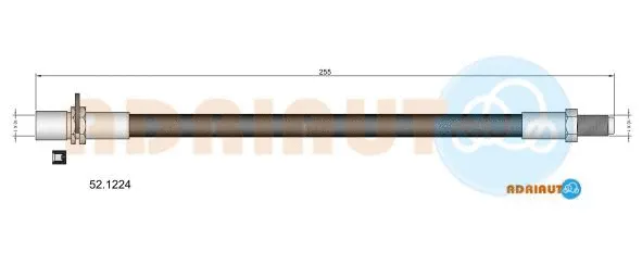 Brake Hose (52.1224)