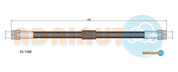 Brake Hose (55.1296)