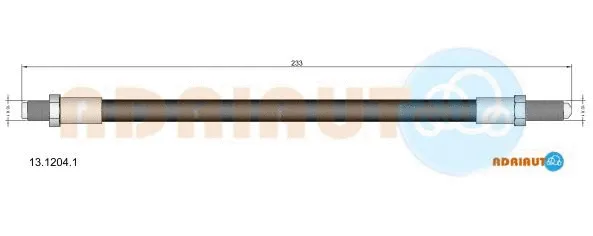 Brake Hose (13.1204.1)