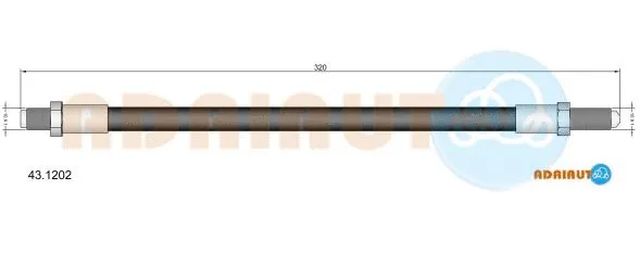 Brake Hose (43.1202)
