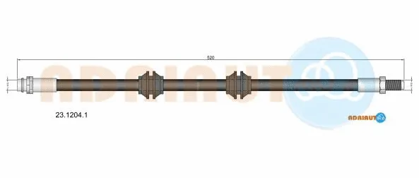 Brake Hose (23.1204.1)