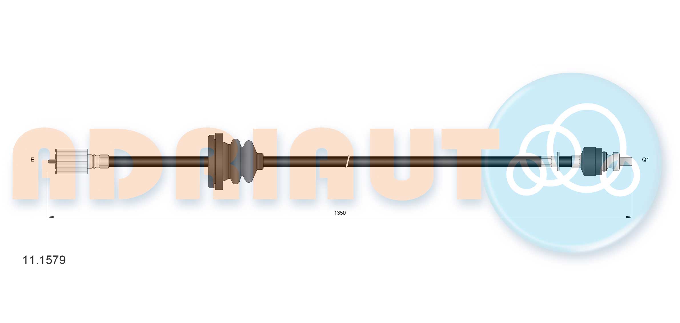 Speedometer Cable (11.1579)