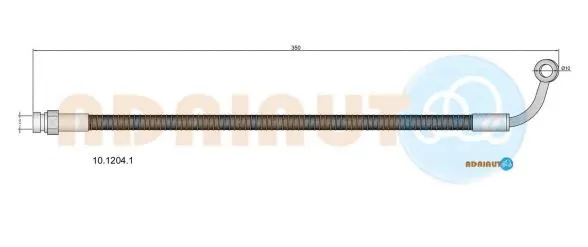 Brake Hose (10.1204.1)