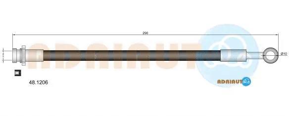 Brake Hose (48.1206)