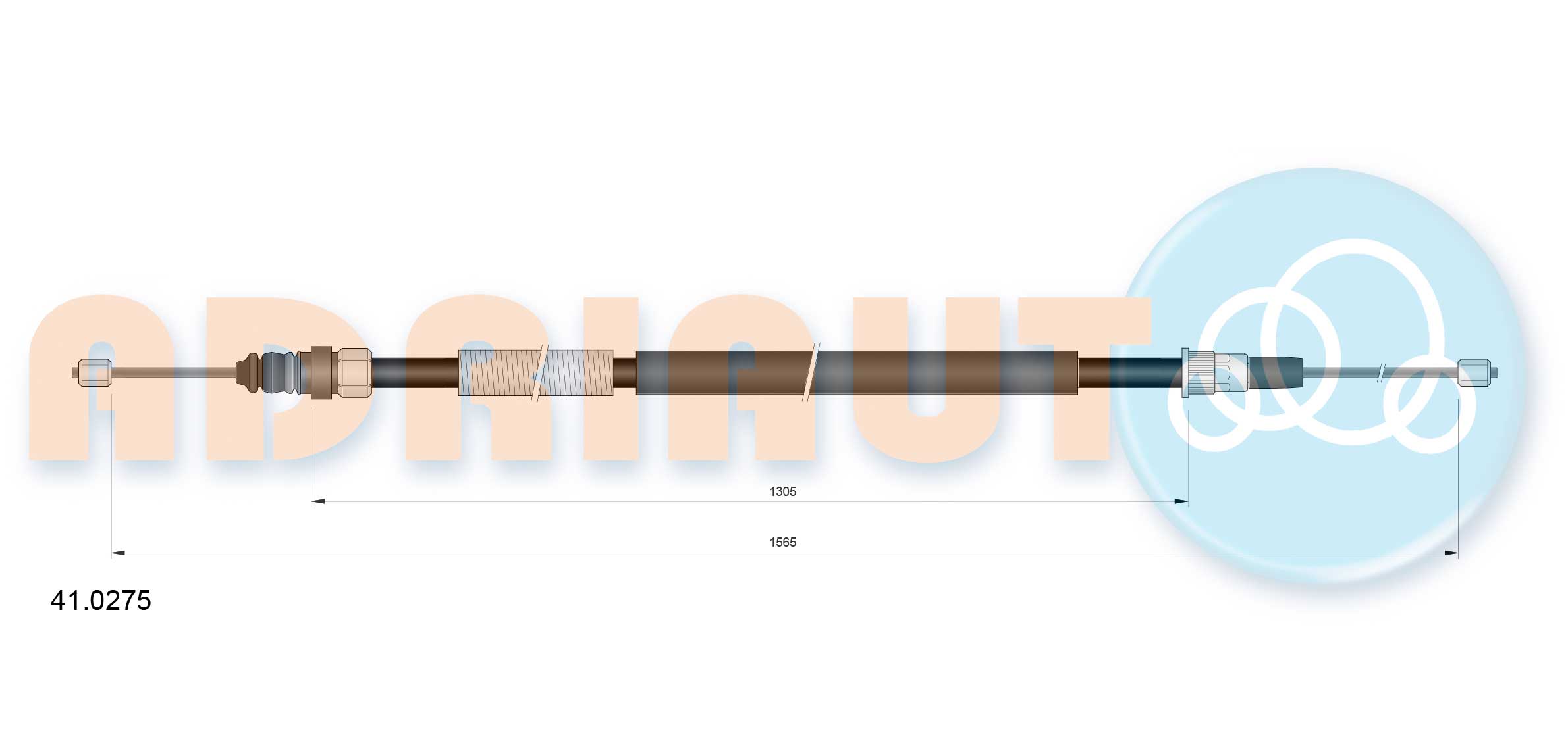 Cable Pull, parking brake (41.0275)