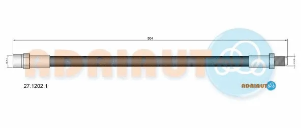Brake Hose (27.1202.1)