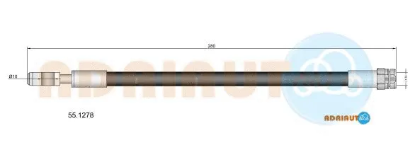 Brake Hose (55.1278)