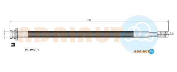 Brake Hose (28.1200.1)