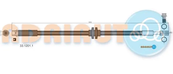Brake Hose (33.1201.1)