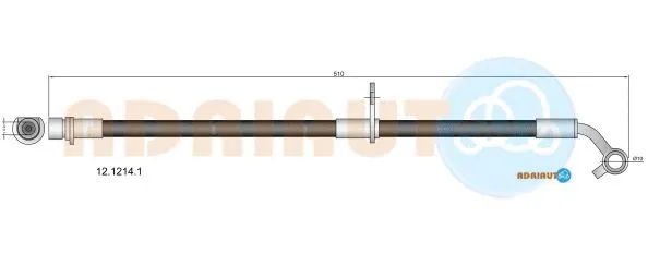 Brake Hose (12.1214.1)
