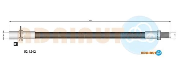 Brake Hose (52.1242)