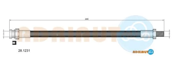 Brake Hose (28.1231)