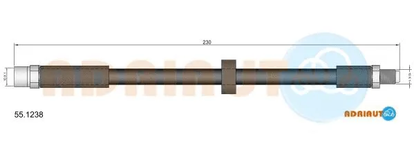 Brake Hose (55.1238)