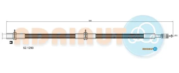 Brake Hose (52.1290)