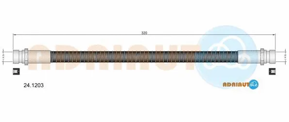 Brake Hose (24.1203)