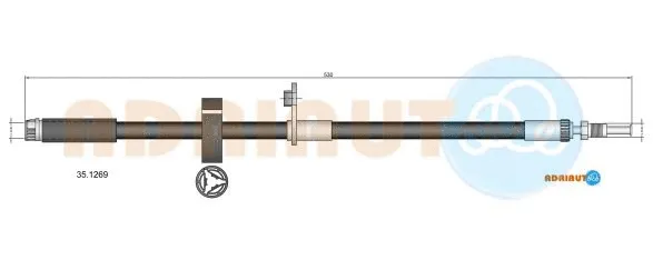 Brake Hose (35.1269)