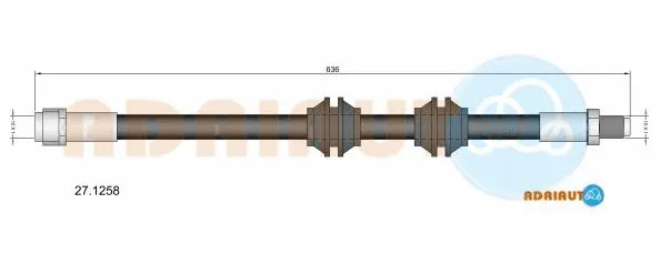 Brake Hose (27.1258)