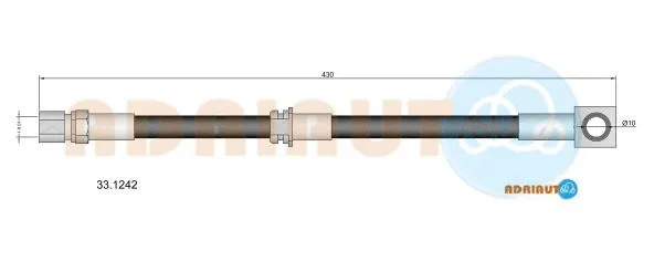 Brake Hose (33.1242)