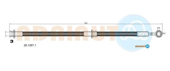 Brake Hose (28.1267.1)