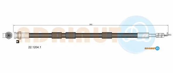 Brake Hose (22.1204.1)