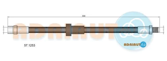 Brake Hose (57.1253)