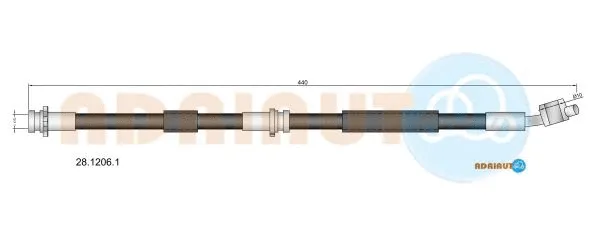 Brake Hose (28.1206.1)