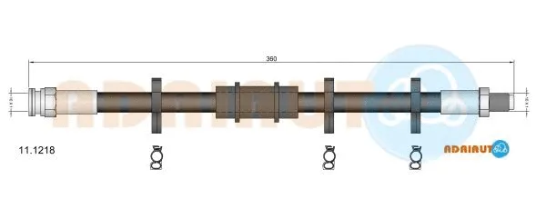 Brake Hose (11.1218)