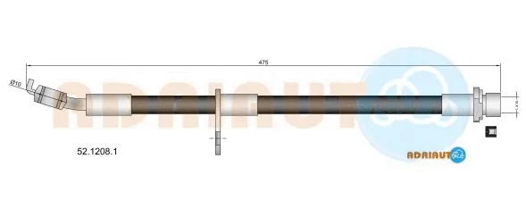 Brake Hose (52.1208.1)