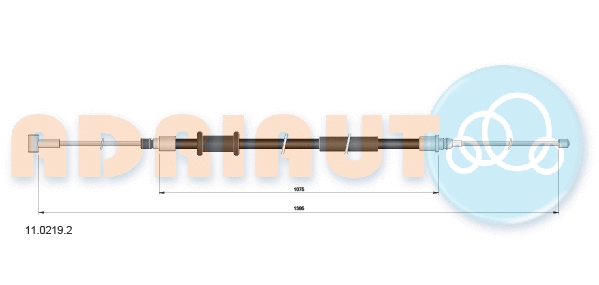 Cable Pull, parking brake (11.0219.2)