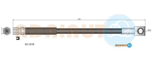 Brake Hose (33.1219)