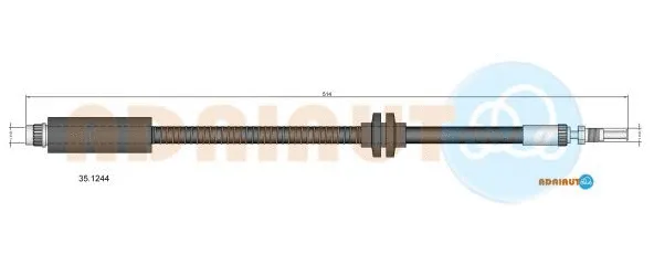 Brake Hose (35.1244)