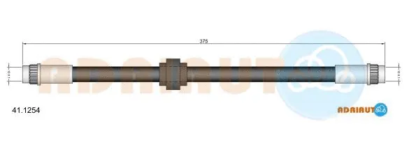 Brake Hose (41.1254)