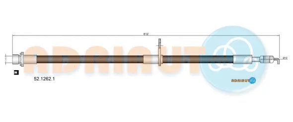 Brake Hose (52.1262.1)