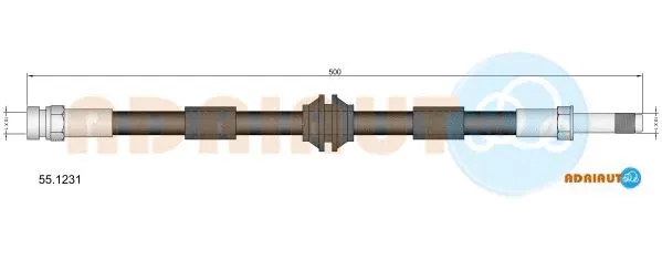 Brake Hose (55.1231)