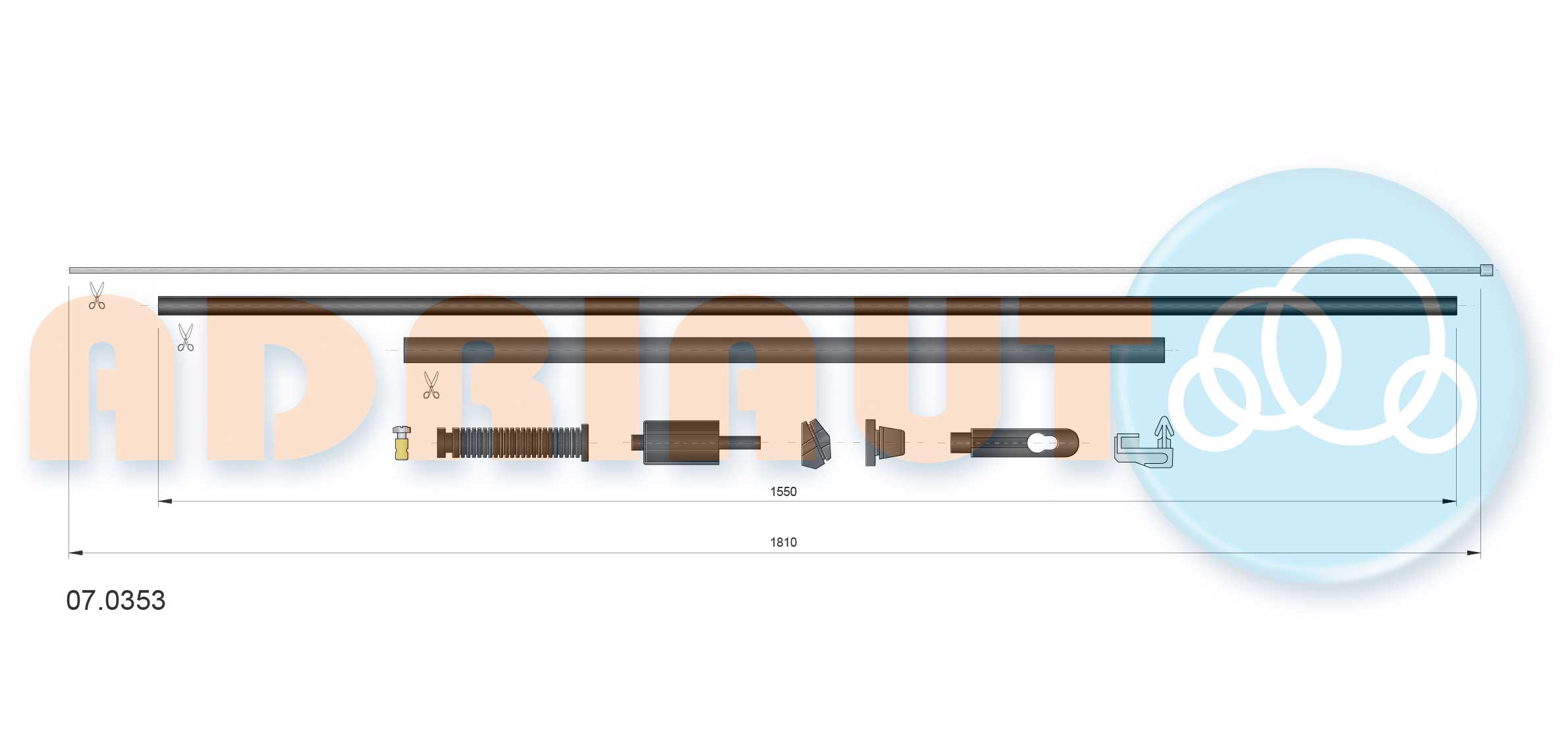 Accelerator Cable (07.0353)