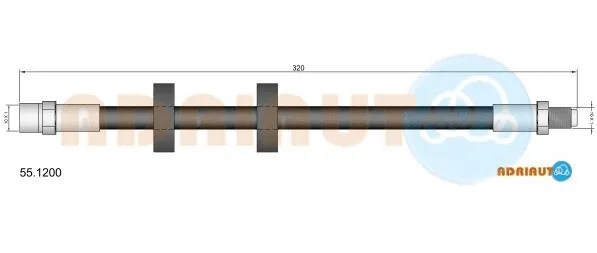 Brake Hose (55.1200)