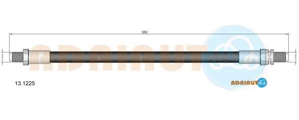 Brake Hose (13.1225)