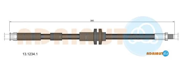 Brake Hose (13.1234.1)