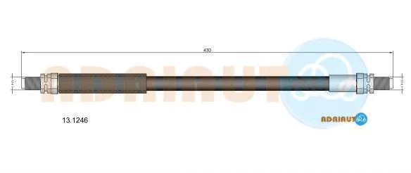 Brake Hose (13.1246)